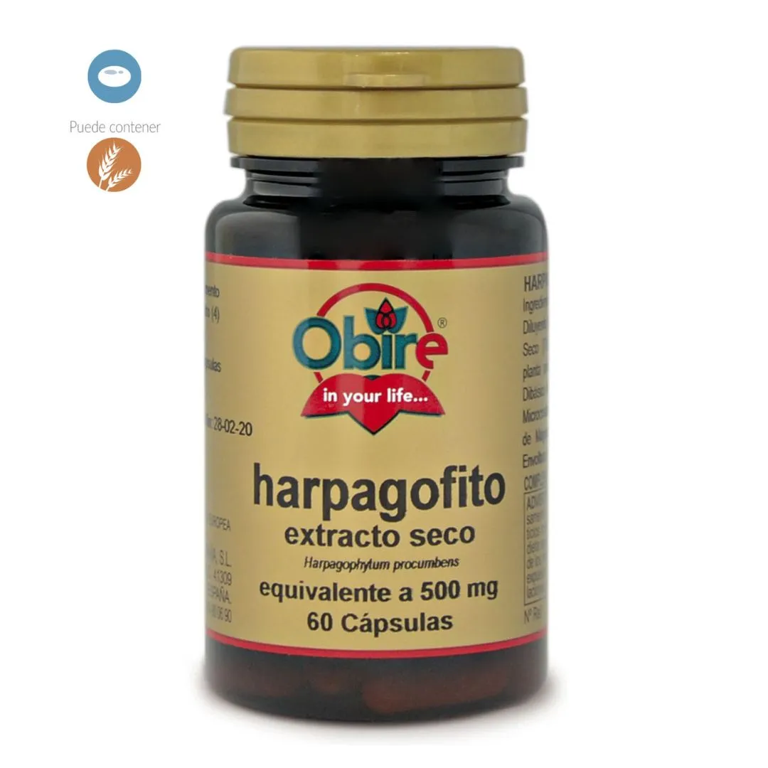 Harpagofito 500 mg 60 Cápsulas Obire