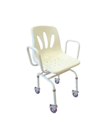 Silla Giratoria para Ducha con Ruedas