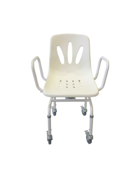 Silla Giratoria para Ducha con Ruedas