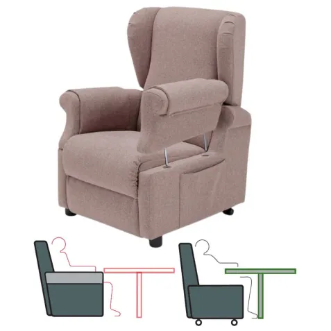 Sillón Elevador Relax VANITY con 2 Motores y Reposabrazos...