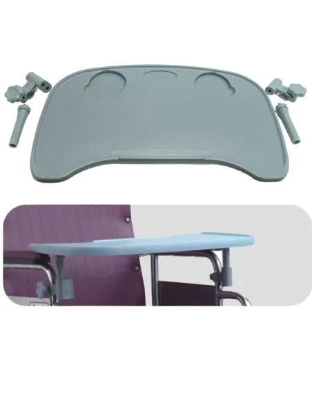 Mesa Auxiliar Para Silla de Ruedas de 55 x 30 cm