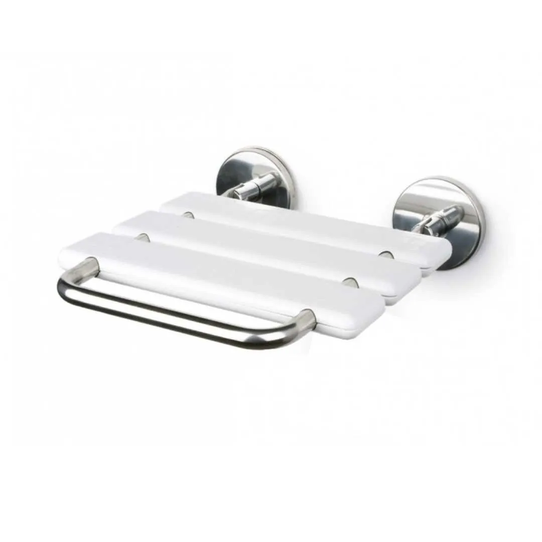 Asiento Ducha Abatible con Listones ABS y Acero...