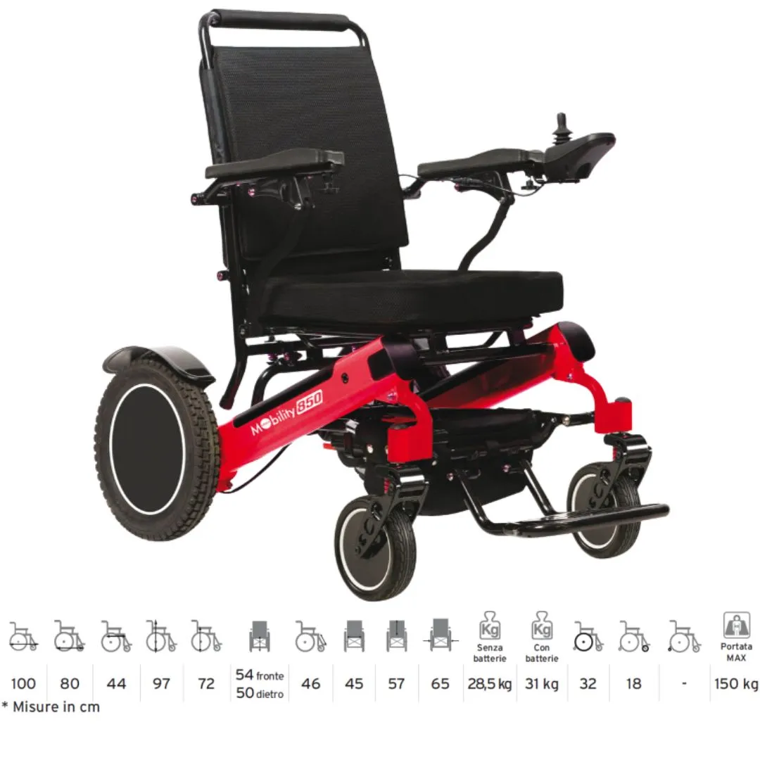 Silla de Ruedas Eléctrica Plegable MOBILITY 850