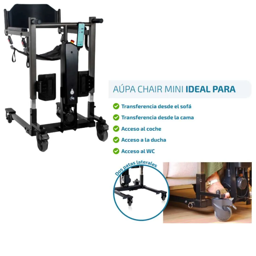 Grúa Silla de Traslado AUPA CHAIR Mini o T-Flex