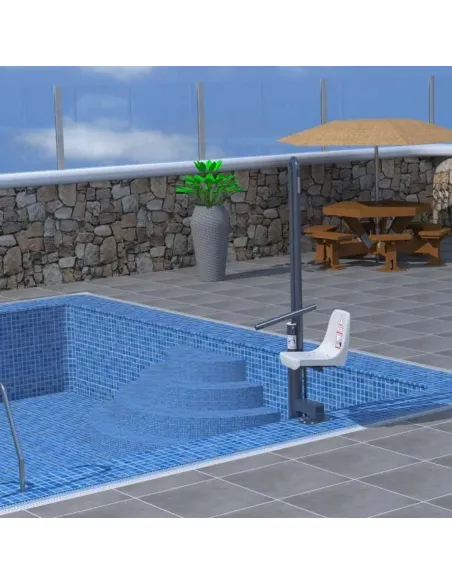 Ascensor Acuático Hidráulico METALU BASIC  Semi Portatil