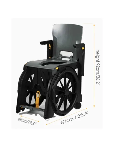 Silla de Ducha Plegable WHEELABLE