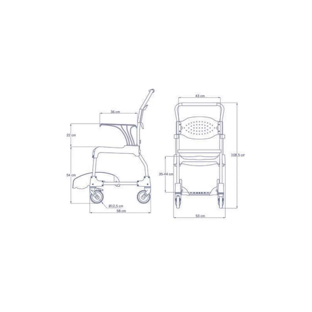 Silla de Ducha y WC MOEM