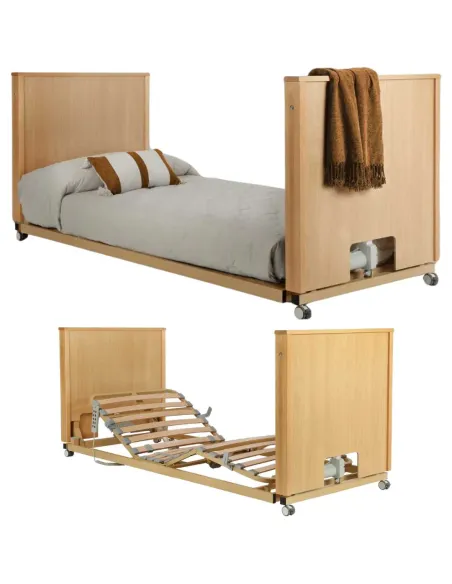 Cama Articulada Eléctrica Teide de Cota Cero con Trend y Antitrend