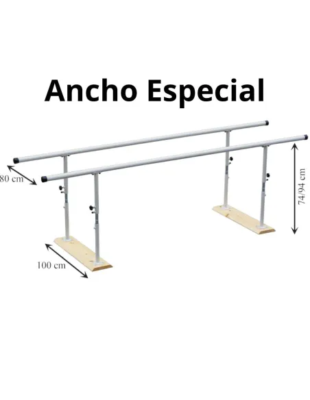 Paralelas Plegables Regulables en Altura para Fisioterapia