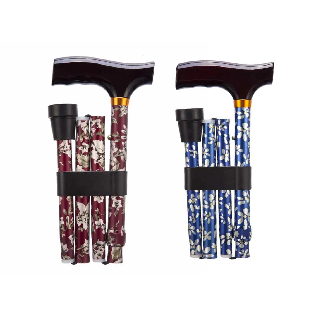 Bastón de Aluminio Plegable y Regulable · 2 Tallas