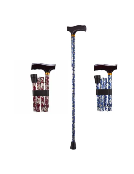 Bastón de Aluminio Plegable y Regulable · 2 Tallas