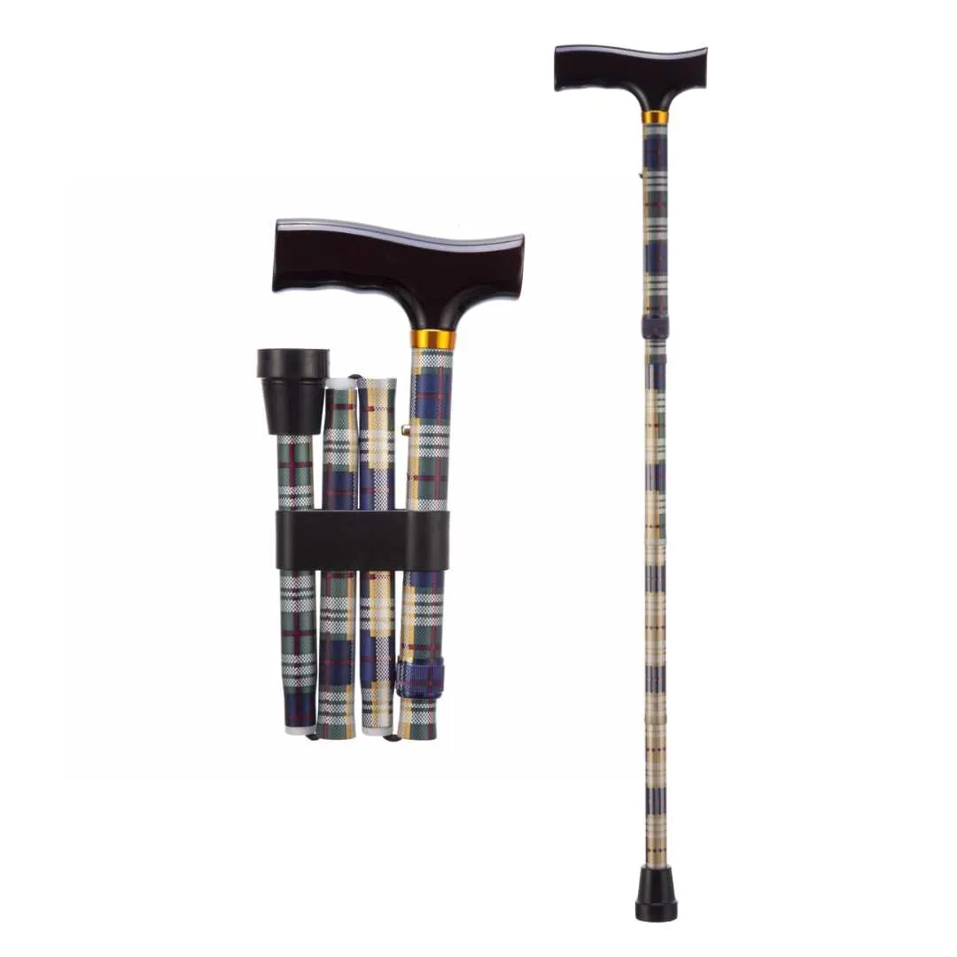 Bastón de Aluminio Plegable y Regulable · 2 Tallas