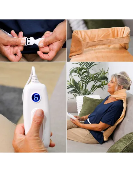 Manta/Almohadilla Térmica para Cuello y Espalda