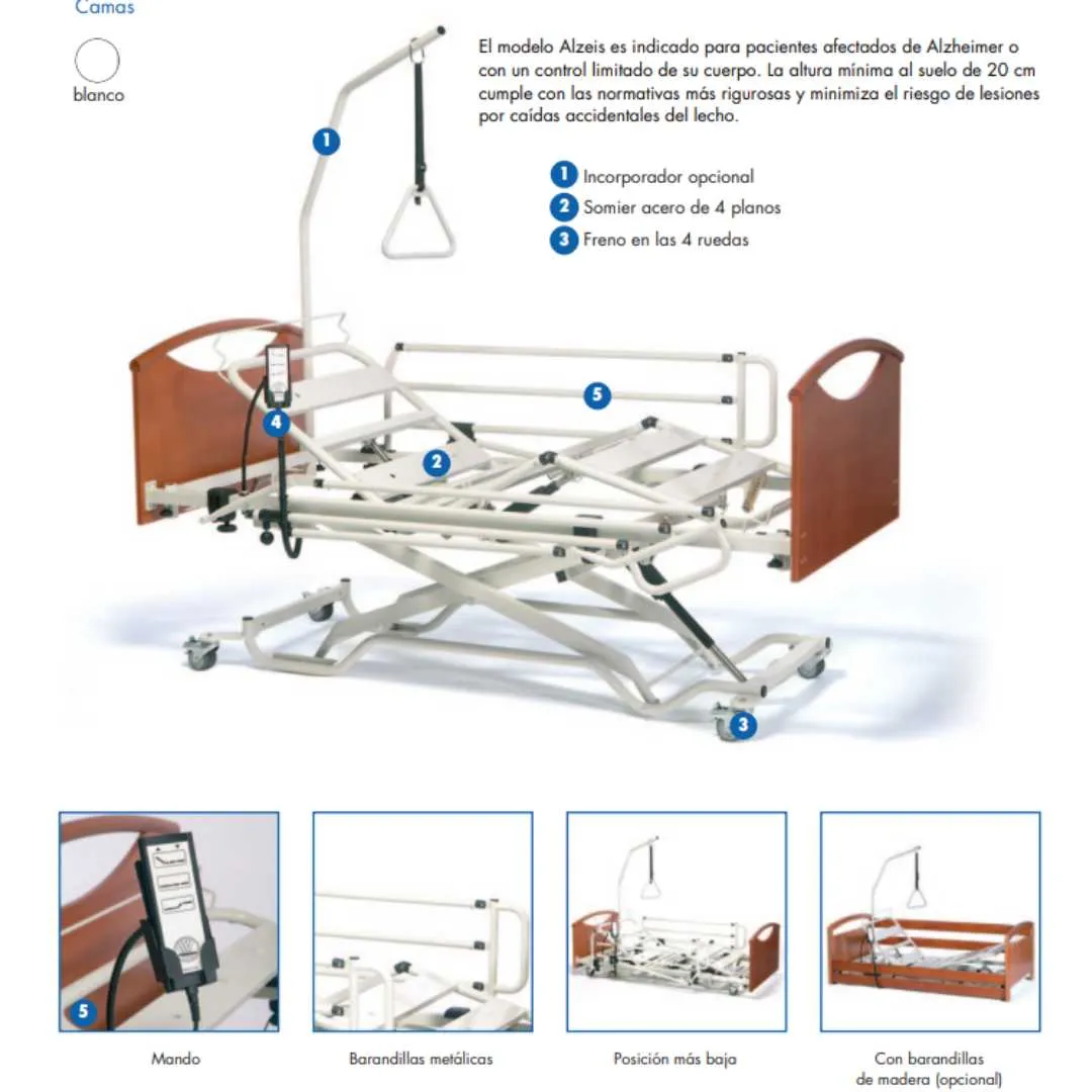Cama Articulada ALZEIS con Carro Elevador...