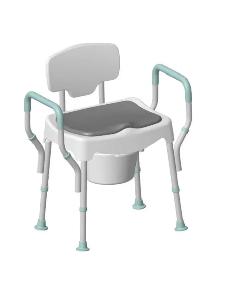 Silla de Ducha con Inodoro XL y Reposabrazos