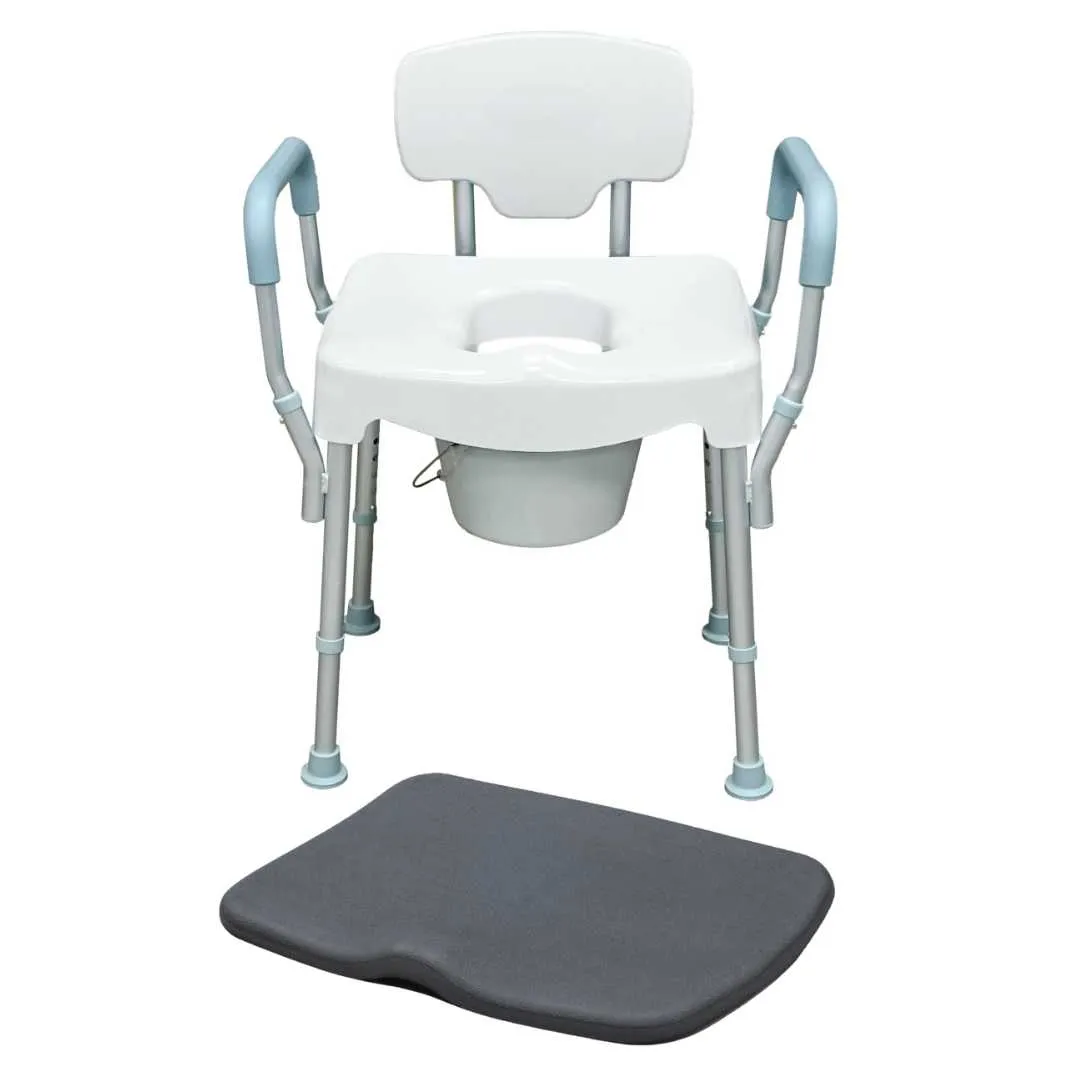 Silla de Ducha con Inodoro XL y Reposabrazos