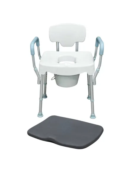 Silla de Ducha con Inodoro XL y Reposabrazos