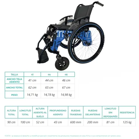 Silla de Ruedas TRIAL COUNTRY  Forta 2