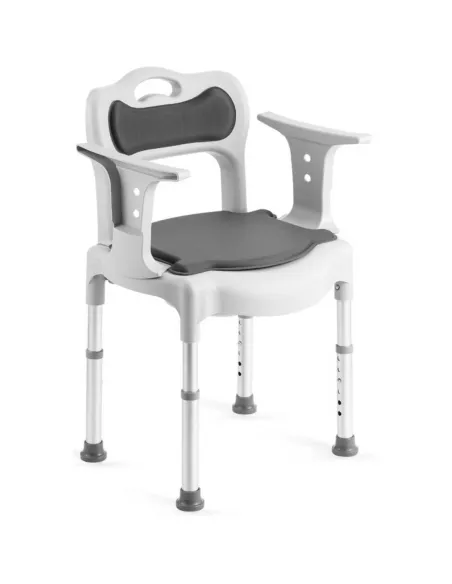 Silla Ducha con WC y Elevador WC SAMOA regulable en altura 130 Kg
