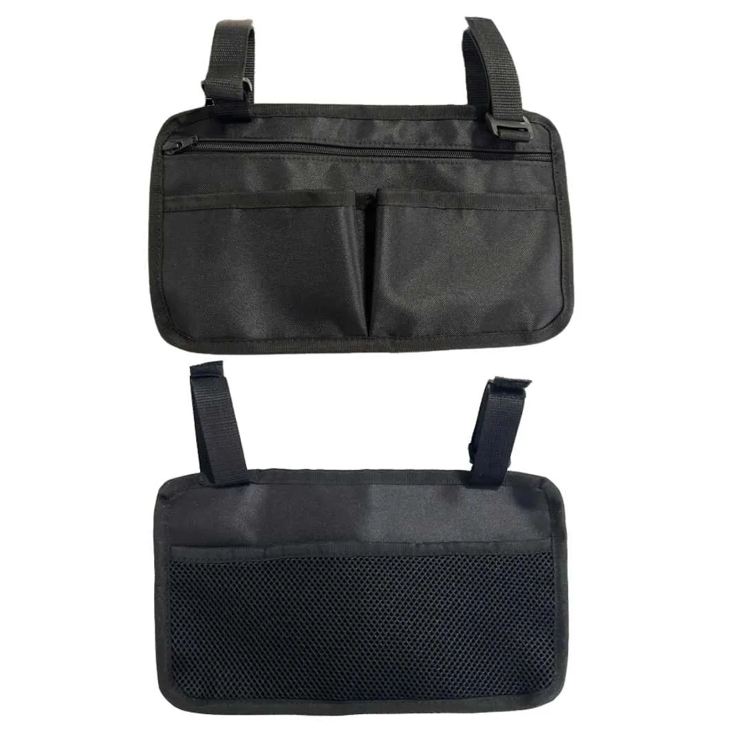BOLSO LATERAL MULTIBOLSILLO para Silla de Ruedas