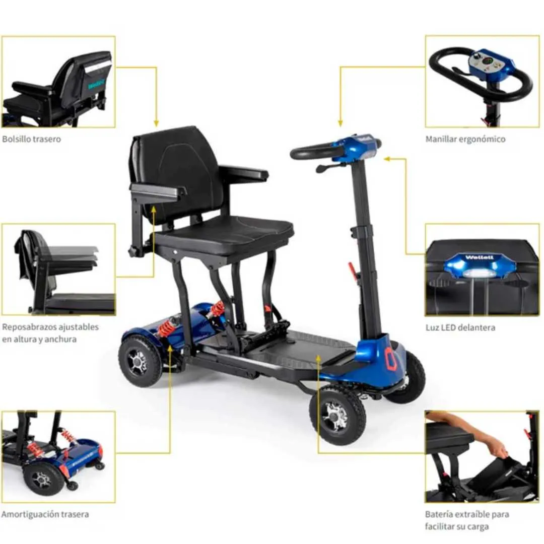 Scooter I-TRANSFORMER LITE Plegable Wellell