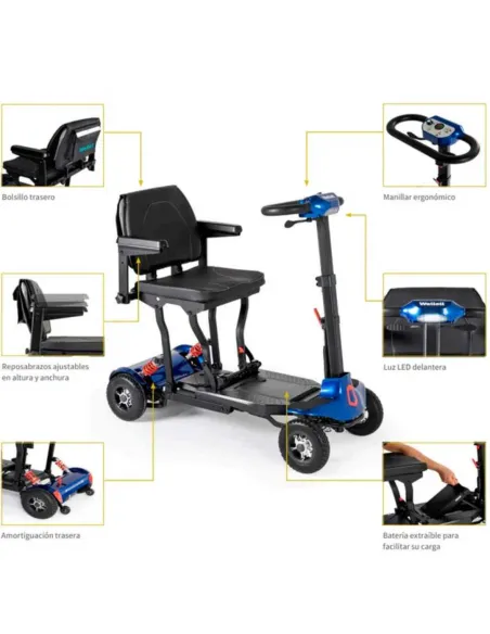 Scooter I-TRANSFORMER LITE Plegable Wellell