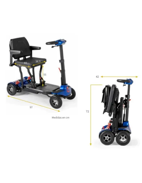Scooter I-TRANSFORMER LITE Plegable Wellell