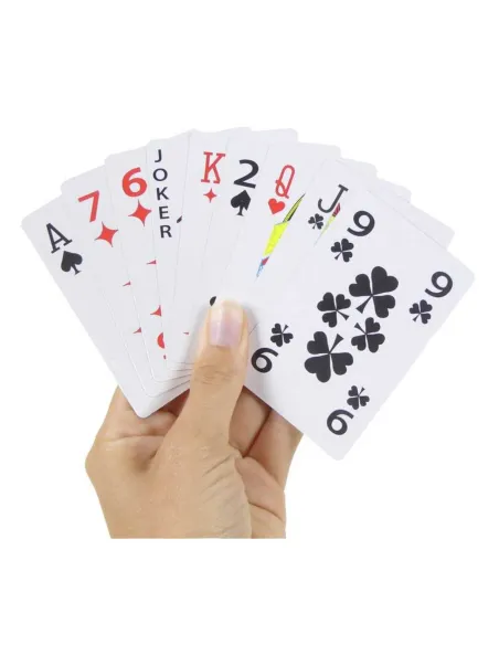 Juego de Cartas con Letras Grandes