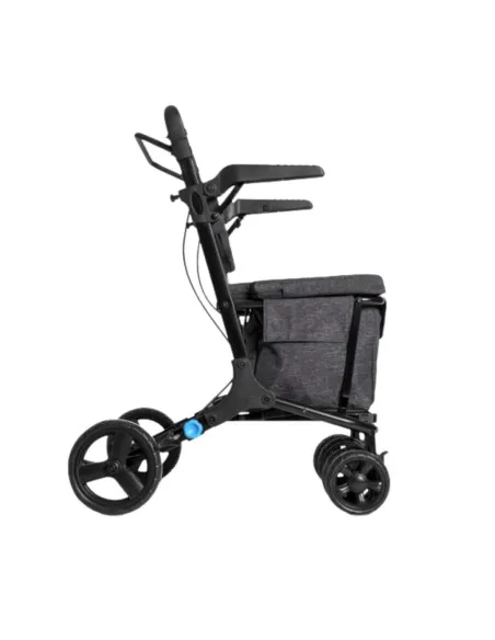 Andador Carro de Compra XL FORUM con Doble Cesta y Reposabrazos