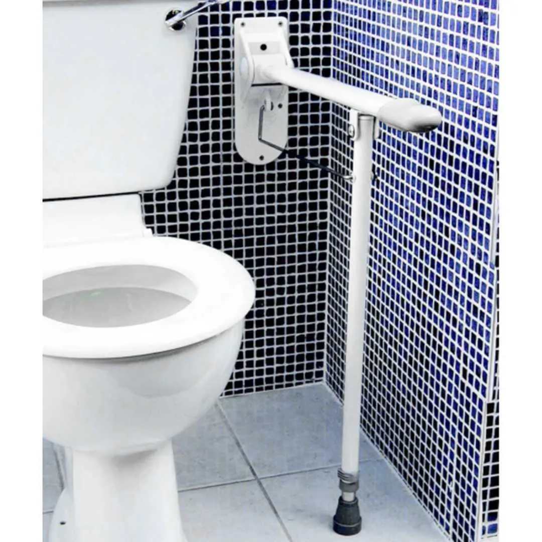 Asidero Barra Abatible con Pata para Baño SOFTY