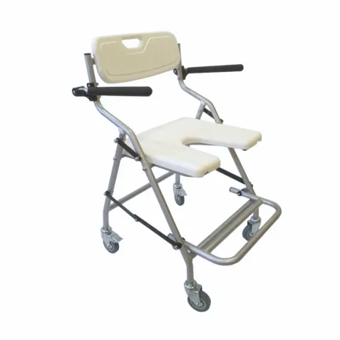 Silla Ducha con Ruedas y Plegable 22981