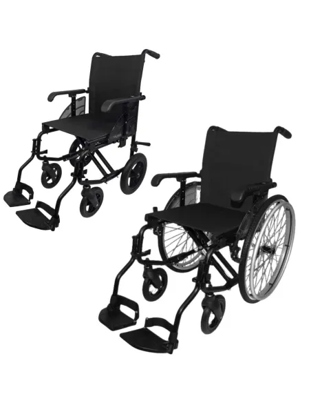 Silla de Ruedas LIDER FORTA Plegable Autopropulsable o de Traslado