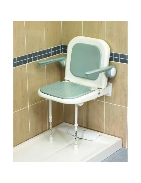 Asiento Ducha Abatible con Brazos y Respaldo MALDIVAS · 4 Modelos