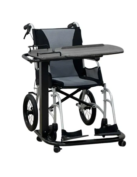 Mesa Auxiliar de Doble Tablero Elevación por Pistón