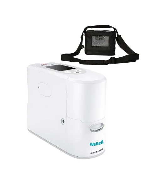 Concentrador Portátil de Oxigeno con Bolsa de Transporte de Wellell