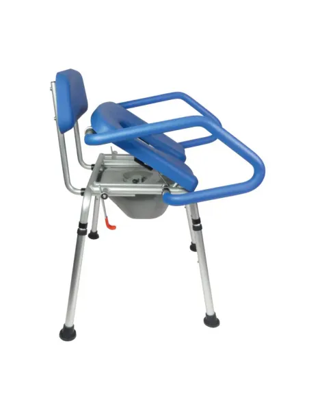 Silla de Ducha con Asiento Incorporador Blando