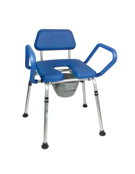 Silla de Ducha con Asiento Incorporador Blando