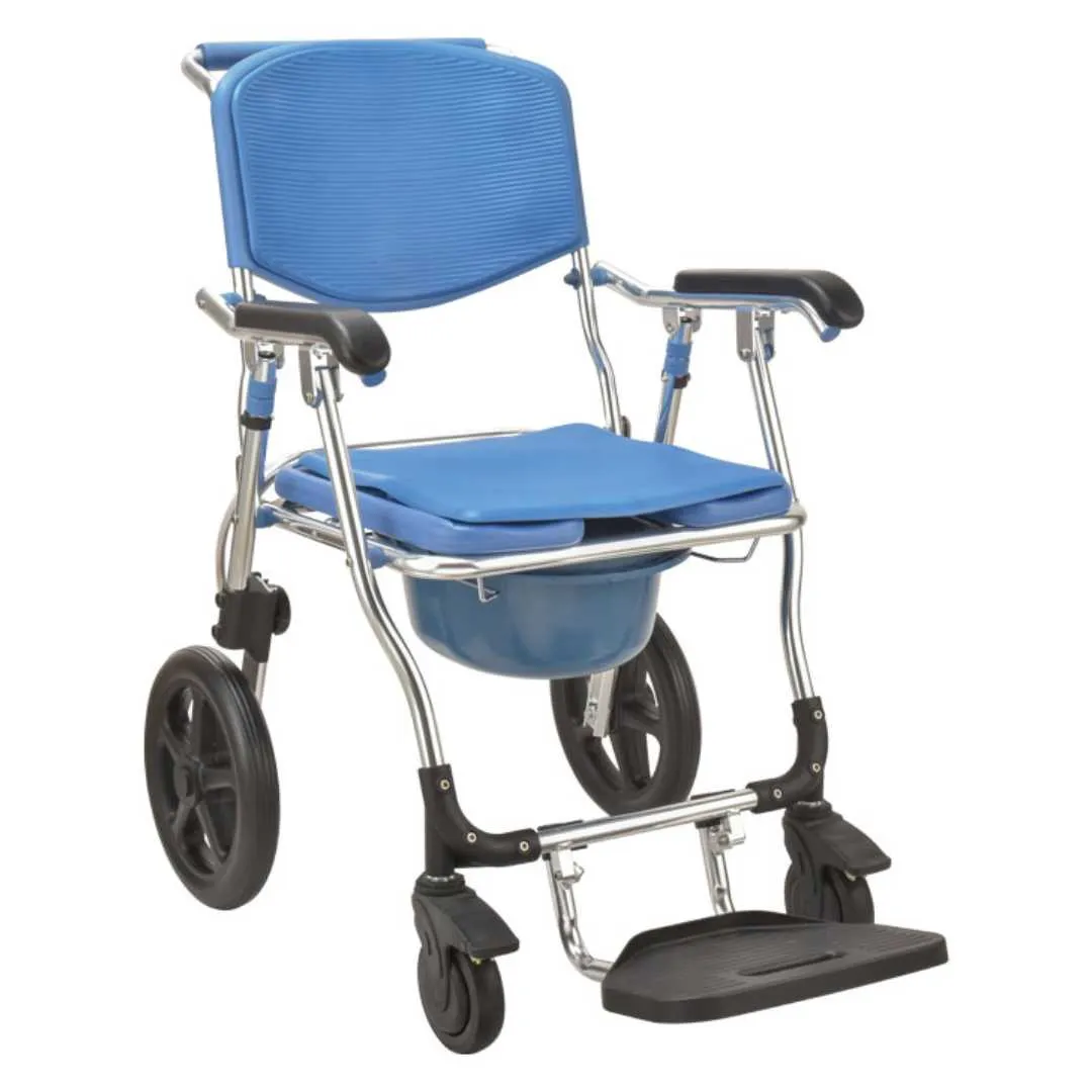 Silla para Ducha y WC MENORCA Plegable con Ruedas