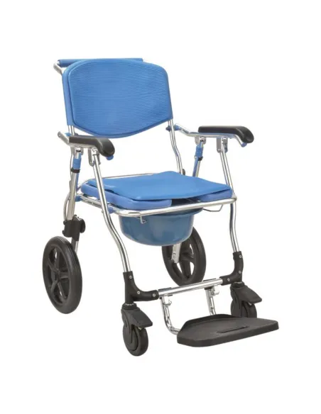 Silla para Ducha y WC MENORCA Plegable con Ruedas