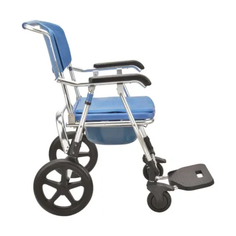 Silla para Ducha y WC MENORCA Plegable con Ruedas 2