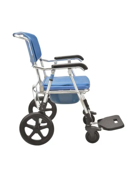 Silla para Ducha y WC MENORCA Plegable con Ruedas