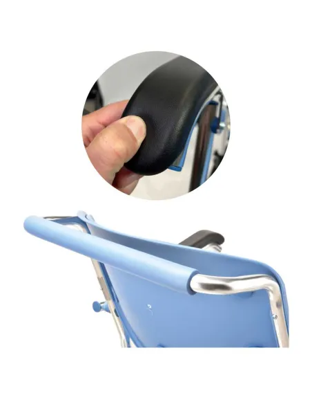 Silla para Ducha y WC MENORCA Plegable con Ruedas