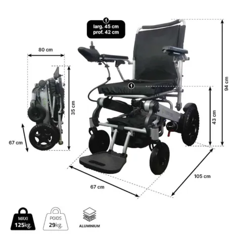 Sillas de Ruedas Eléctrica Plegable MOTORLIGHT 2