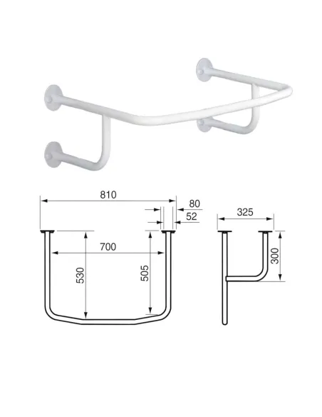 Asidero Soporte Alrededor del Lavabo LIDINO