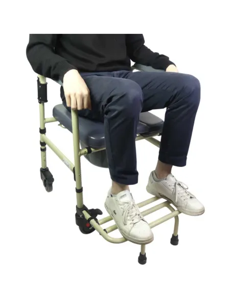 Silla de Ruedas con Inodoro CERDEÑA Plegable · 2 Colores