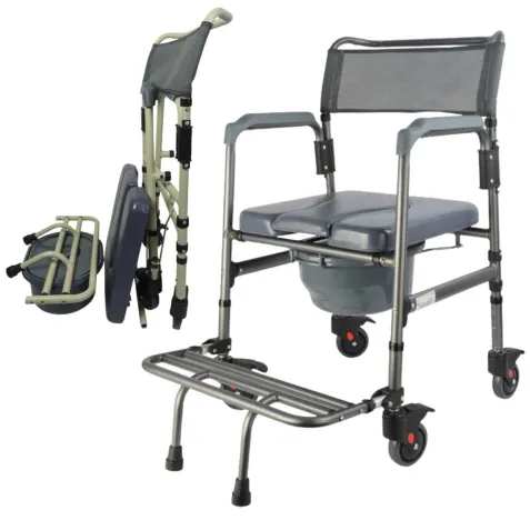 Silla de Ruedas con Inodoro CERDEÑA Plegable · 2 Colores