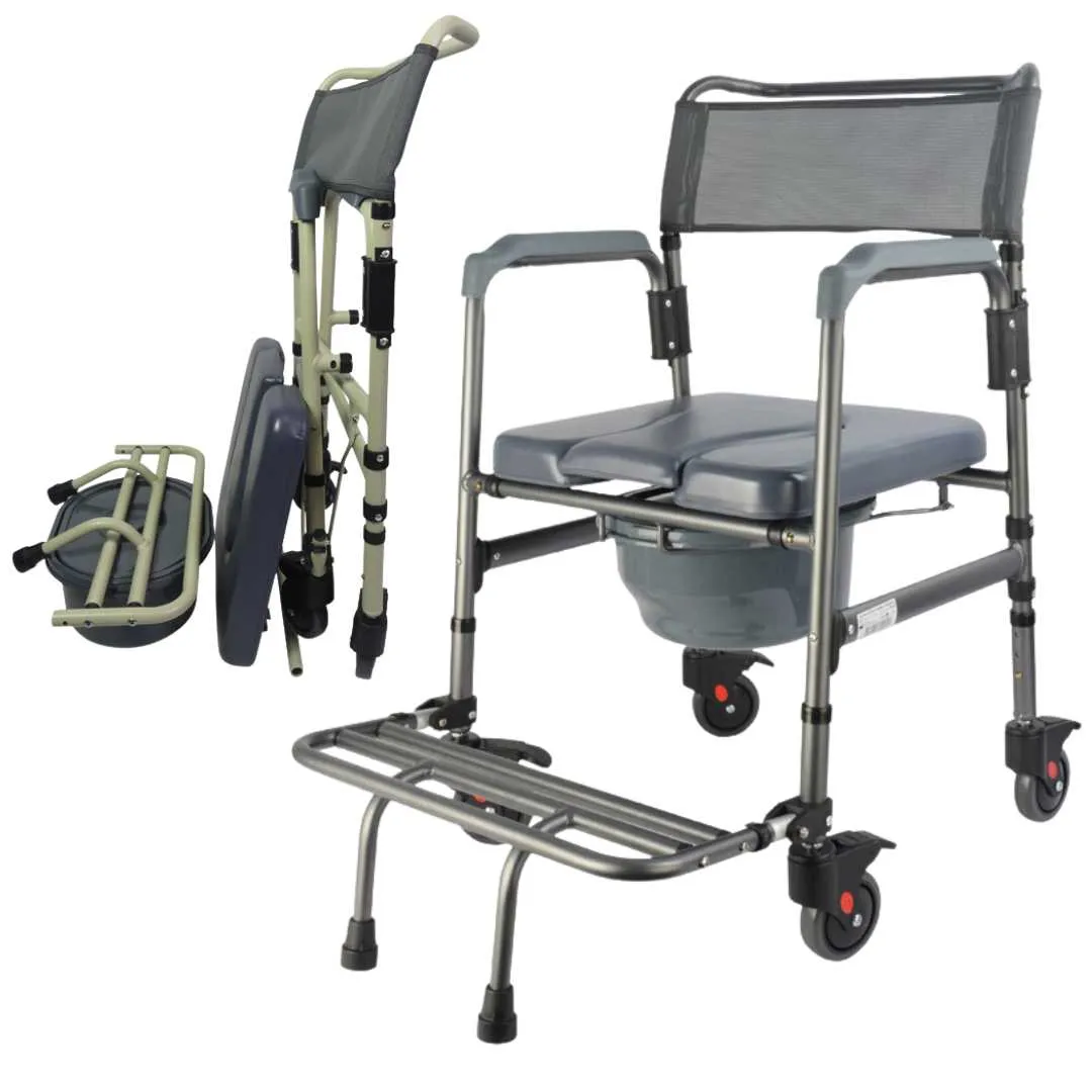 Silla de Ruedas con Inodoro CERDEÑA Plegable ·...