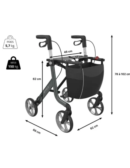 Andador Rollator REHASENSE SPACE