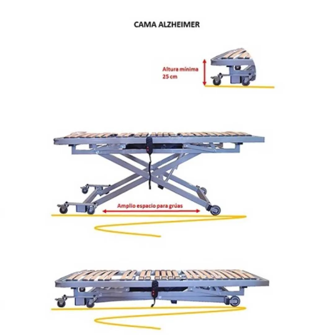 Pack Cama articulada con Carro Elevador Bajo GO...