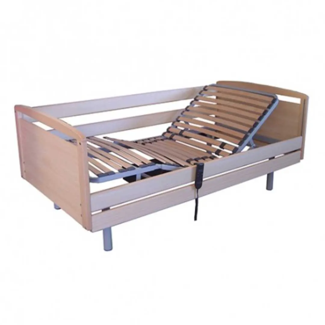 Cama articulada con Patas GO Conjunto de Madera